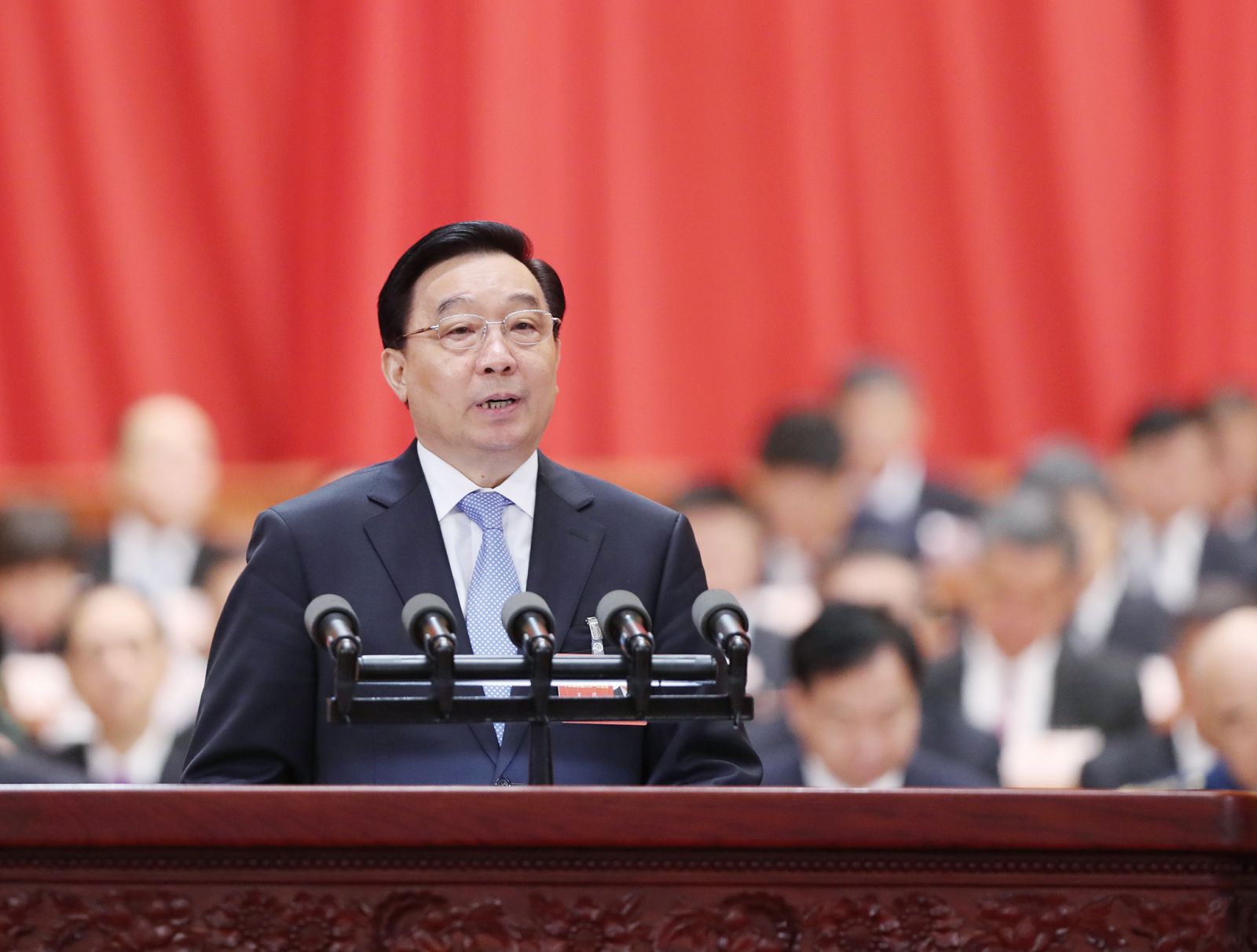 人大聽取憲法修正案說明