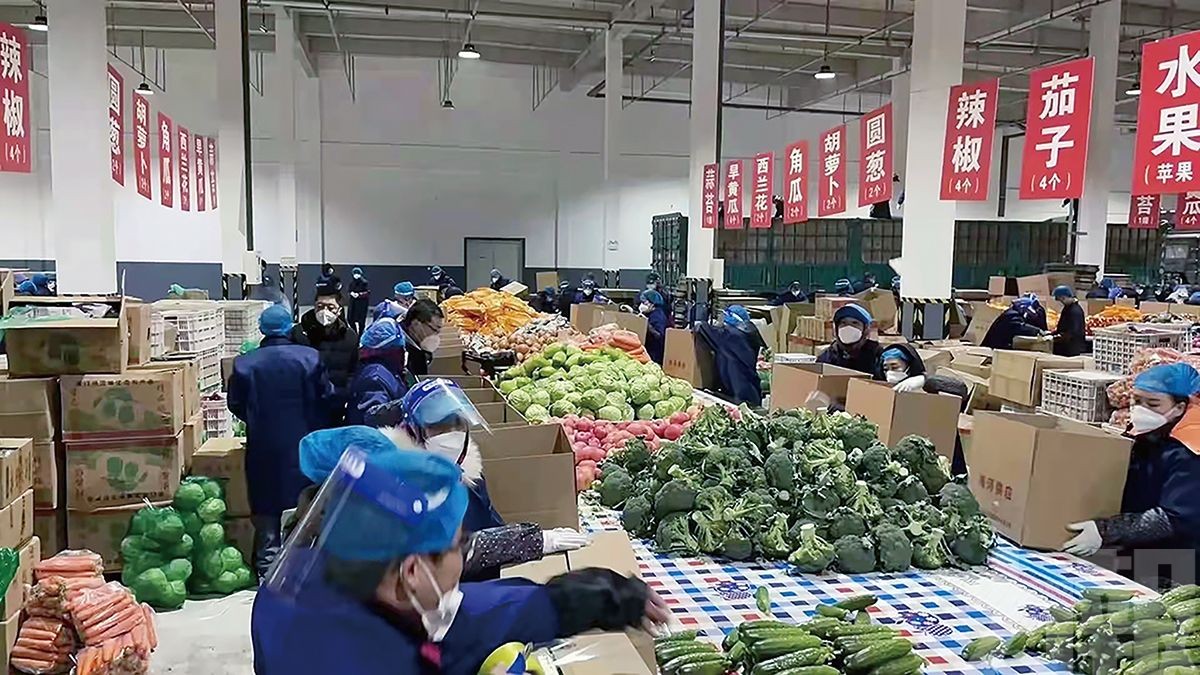 長春為民眾買菜難道歉
