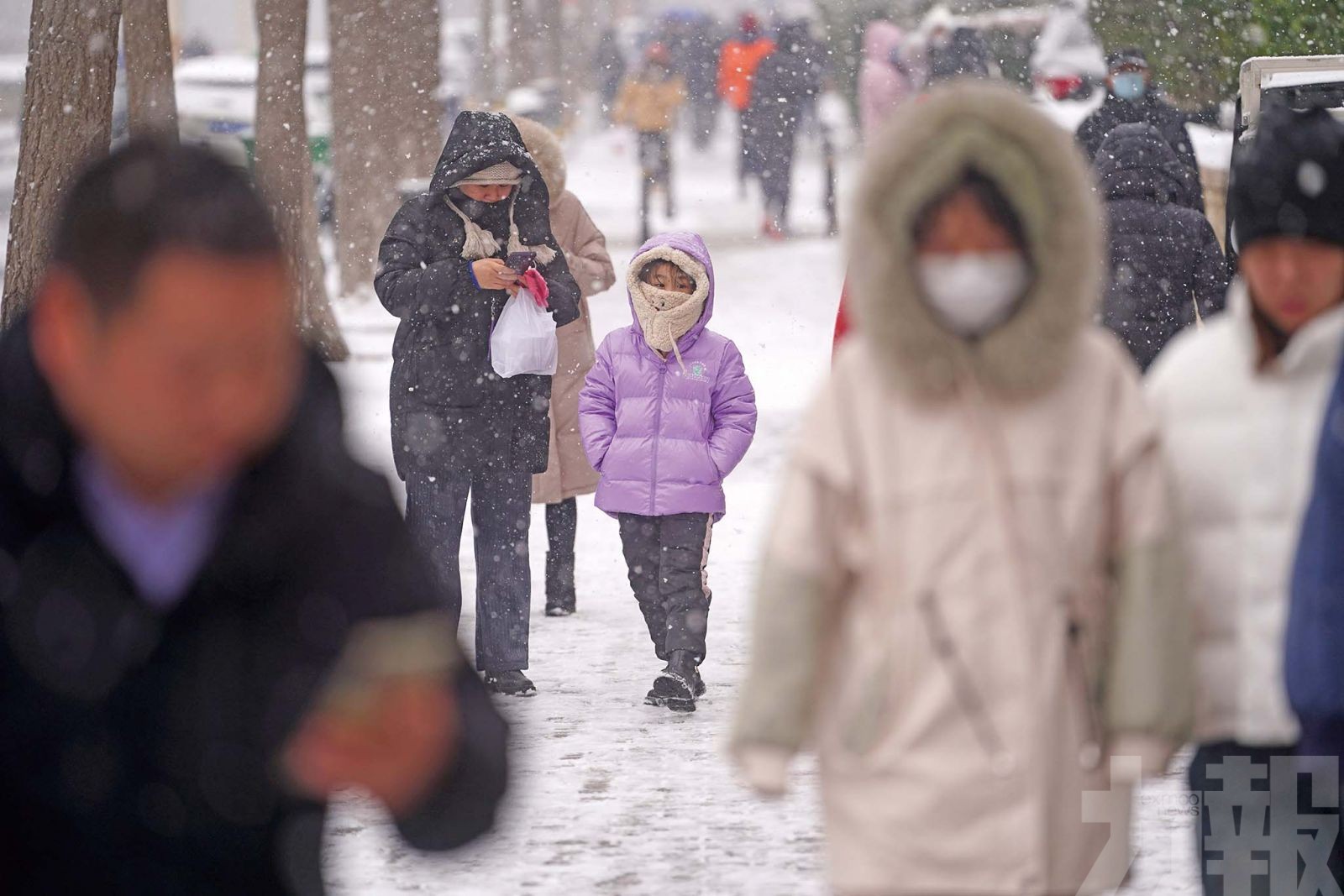 大範圍雨雪寒潮殺到