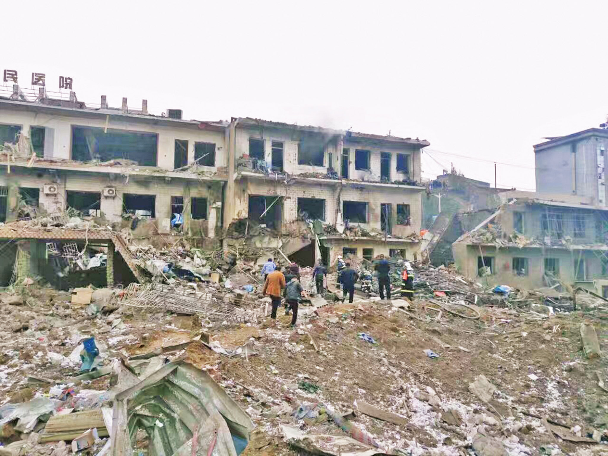 陝西府谷縣發生大爆炸