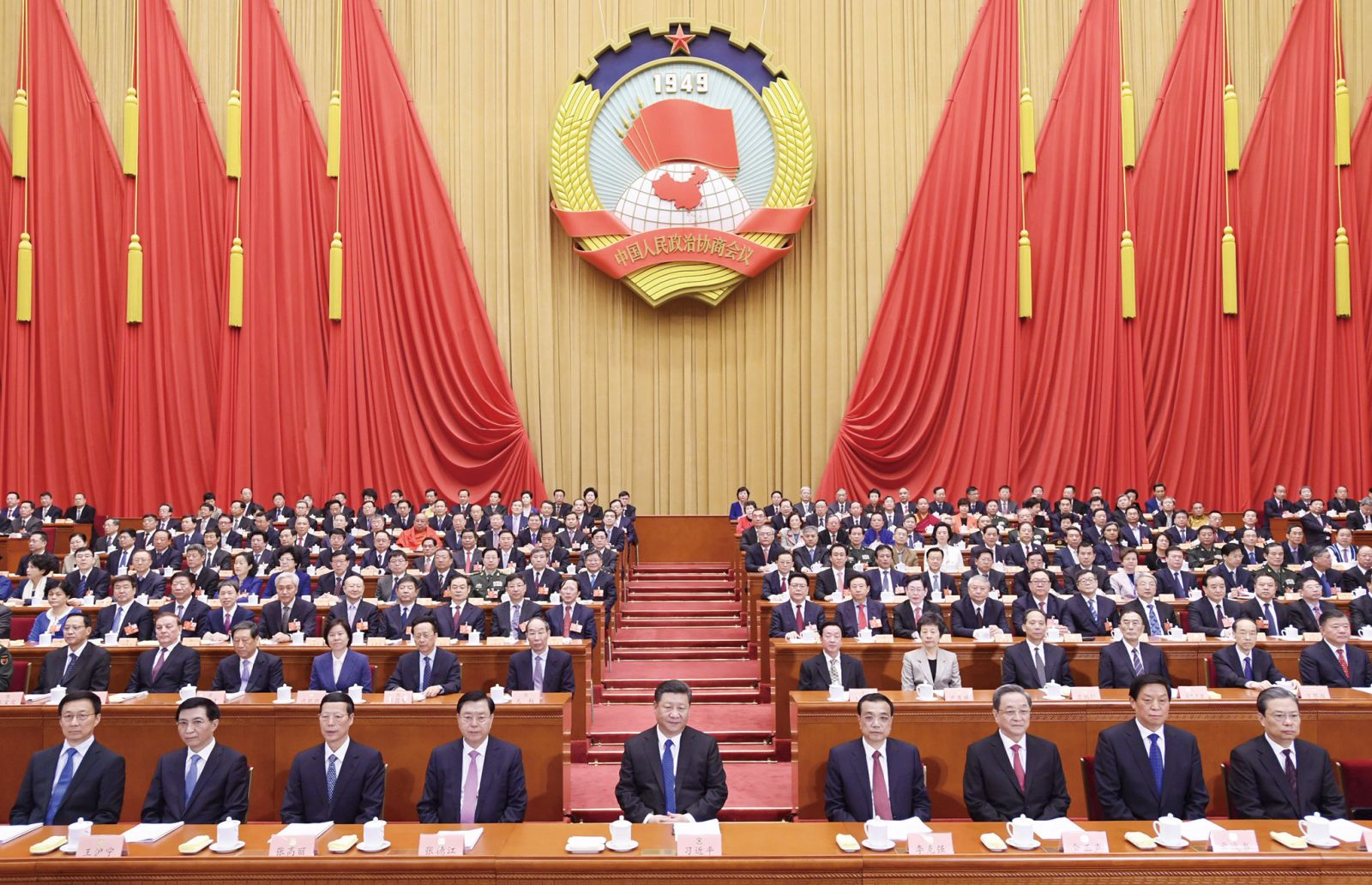 俞正聲作政協工作報告：
