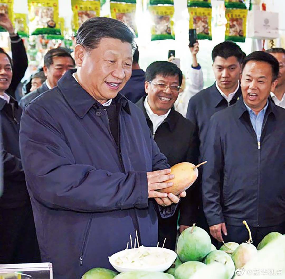 習近平了解昆明年貨供應