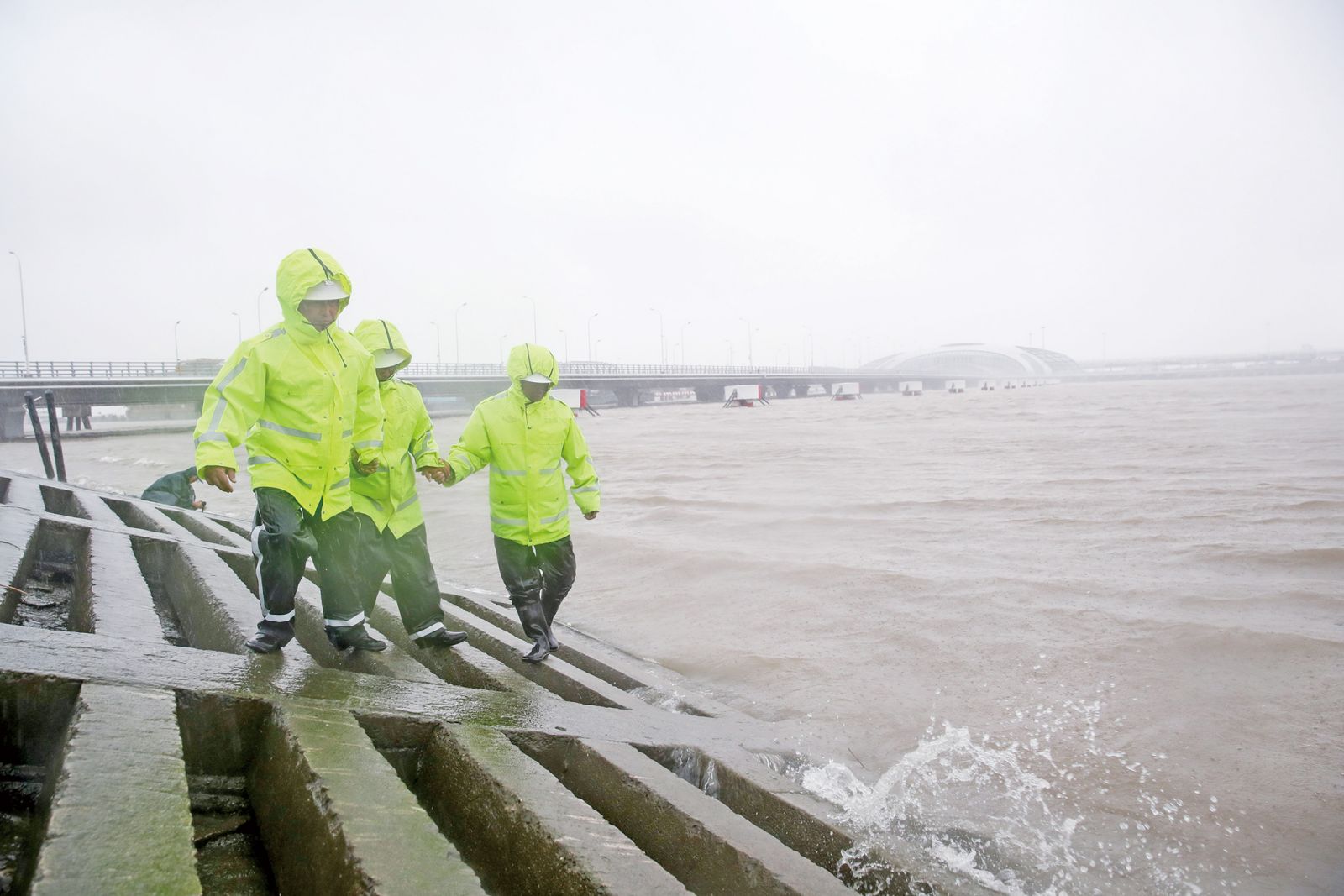 颱風「安比」登陸上海