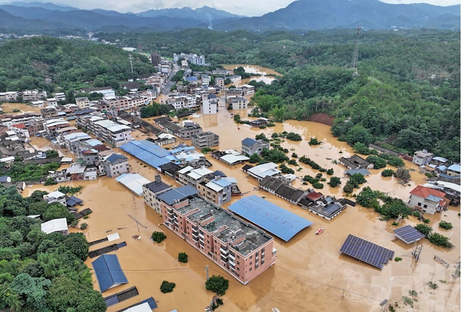 廣東梅州暴雨成災