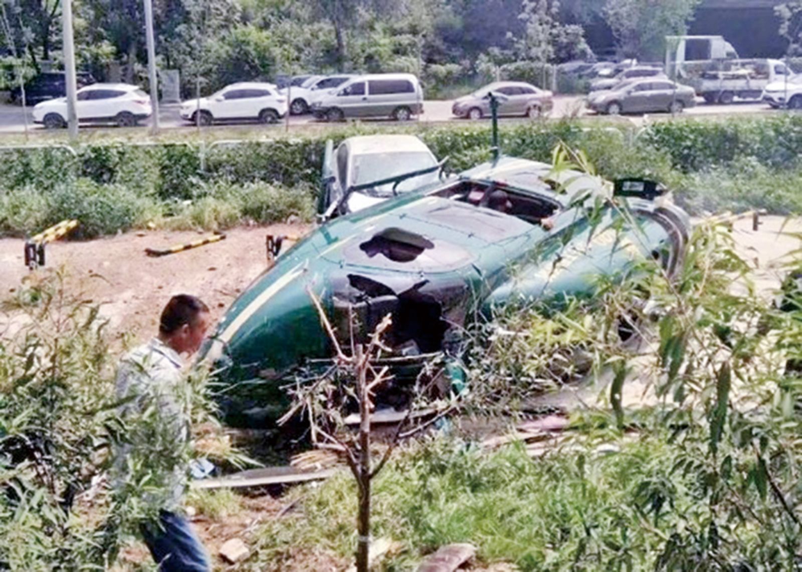 北京直升機墜落