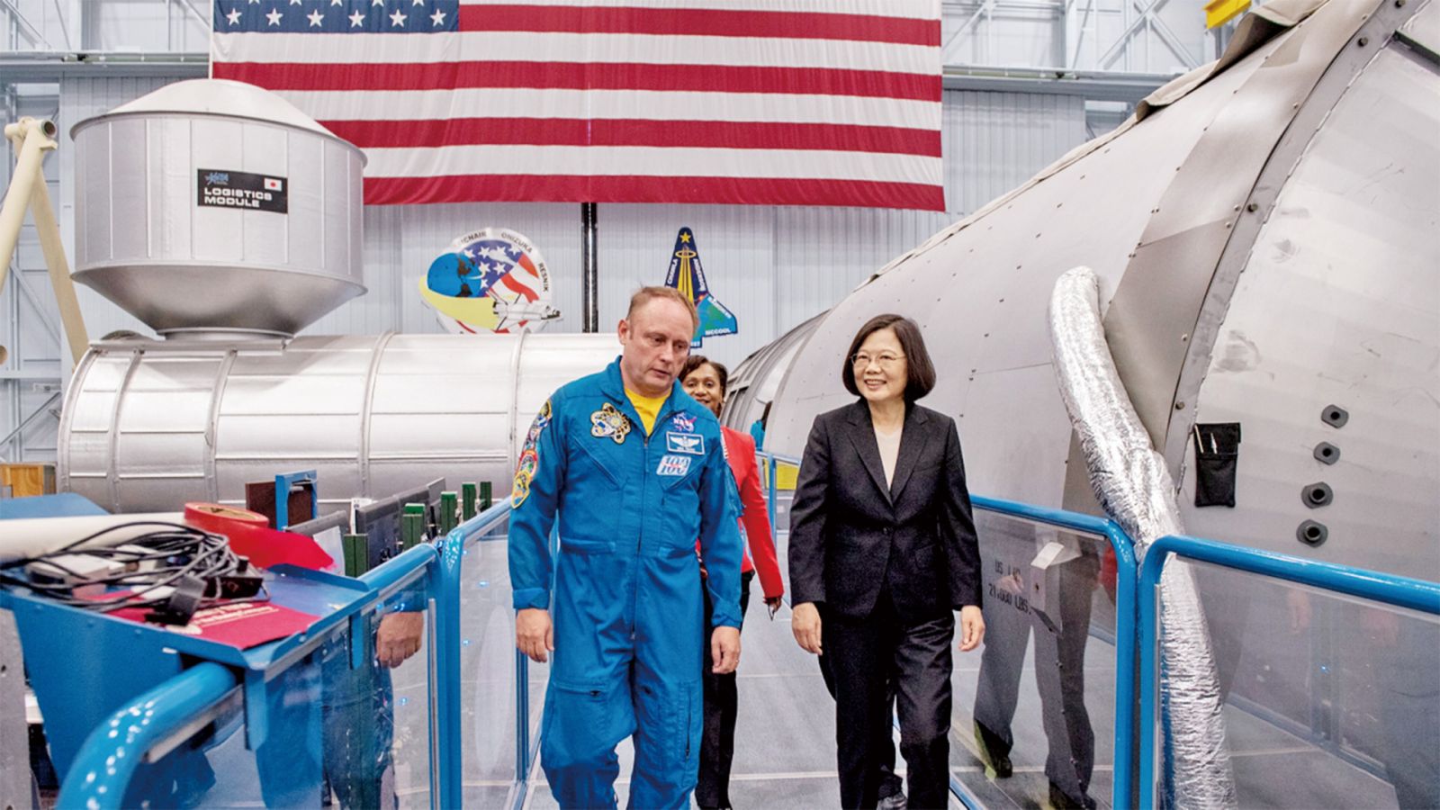 蔡英文參訪NASA