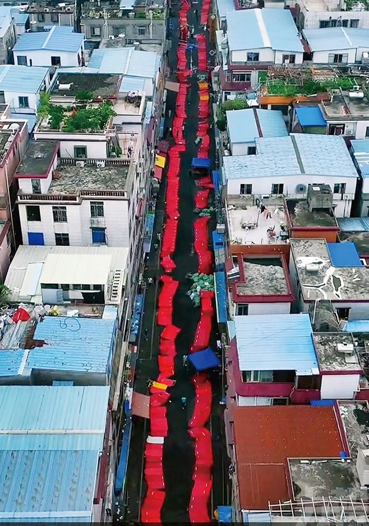 廣州海珠城中村傳暴動