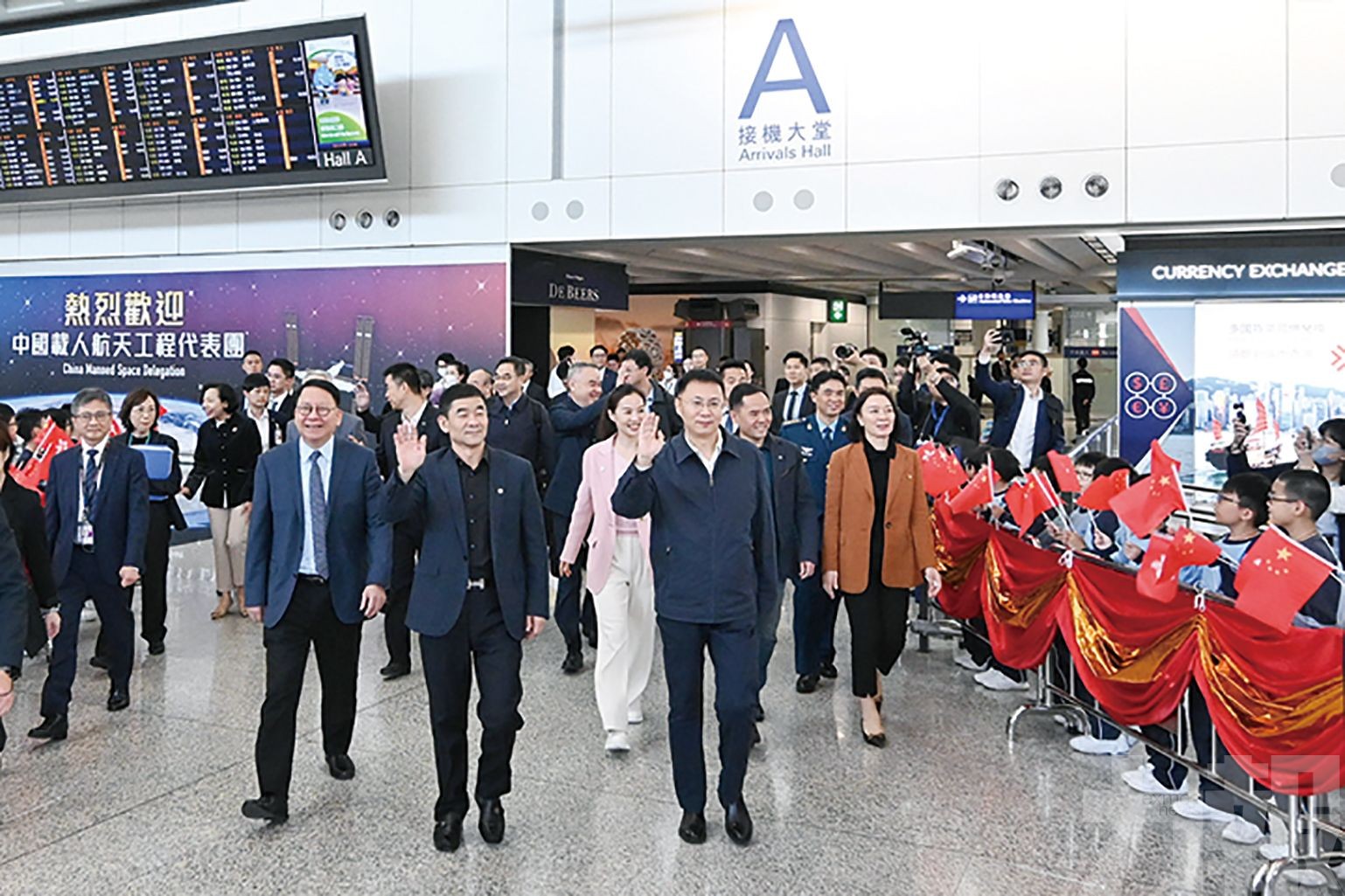 國家航天工作代表團昨起訪港