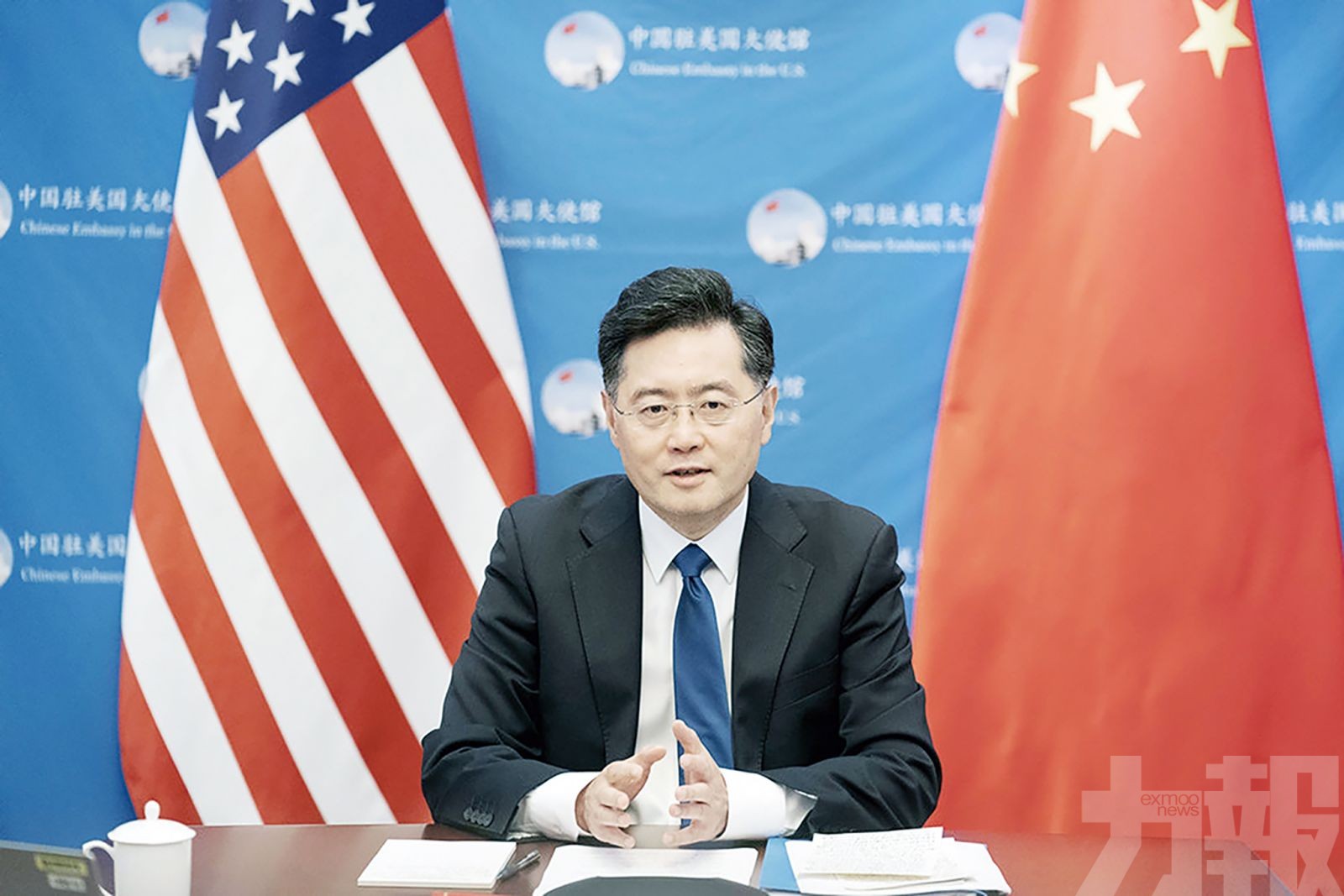 秦剛：中國沒有賭美國輸