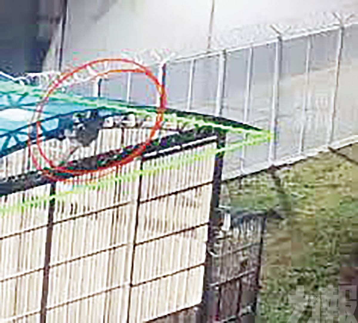 朝鮮特種兵囚犯翻越電網越獄