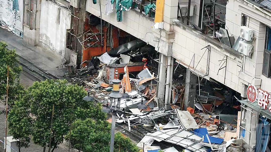 江蘇燒烤店煤氣罐爆炸